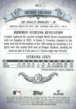 Back of Freddie Freeman