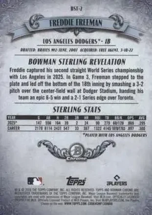 Freddie Freeman back