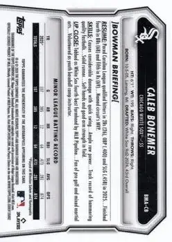 Back of Caleb Bonemer
