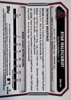 Back of Ryan Waldschmidt