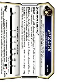 Back of Marco Dinges