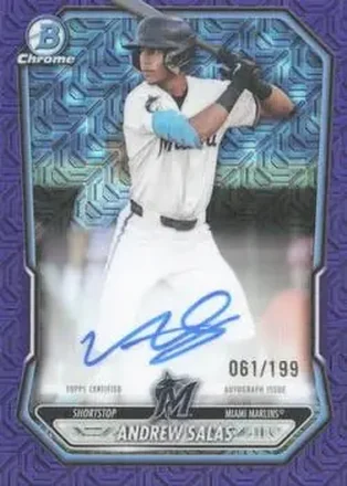 Chrome Autographs Mojo Purple Refractors