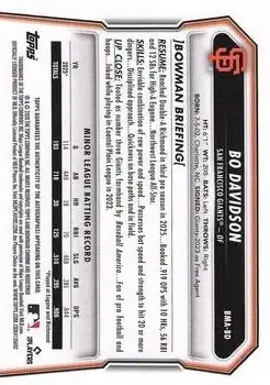 Back of Bo Davidson