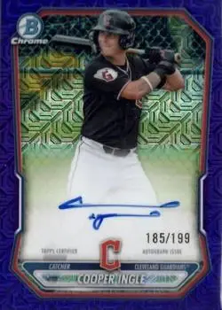 2026 Bowman #BMA-CI Chrome Autographs Mojo Purple Refractors Cooper Ingle