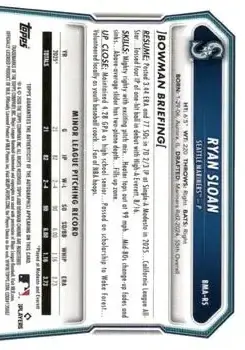 Back of Ryan Sloan