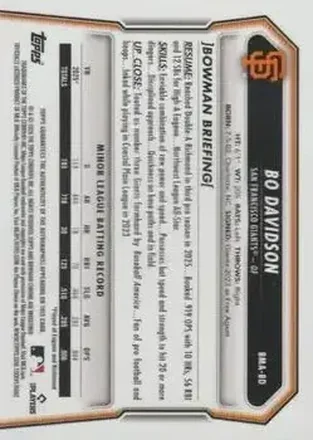 Achterkant van Bo Davidson