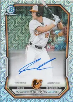 2026 Bowman #BMA-II Chrome Autographs Mojo Refractors Ike Irish