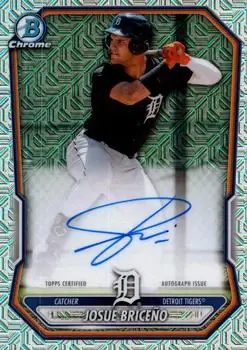 2026 Bowman #BMA-JB Chrome Autographs Mojo Refractors Josue Briceño