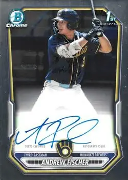 2026 Bowman #CPA-AF Chrome Prospect Autographs Andrew Fischer
