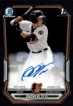 2026 Bowman #CPA-AT Chrome Prospect Autographs Andrew Tess