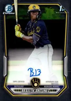 2026 Bowman #CPA-BA Chrome Prospect Autographs Brailyn Antunez