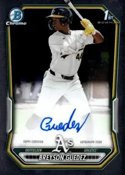 2026 Bowman #CPA-BG Chrome Prospect Autographs Breyson Guedez