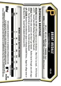 Back of Brent Iredale