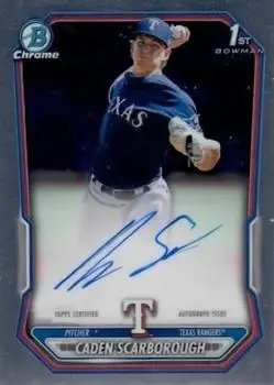 2026 Bowman #CPA-CSC Chrome Prospect Autographs Caden Scarborough