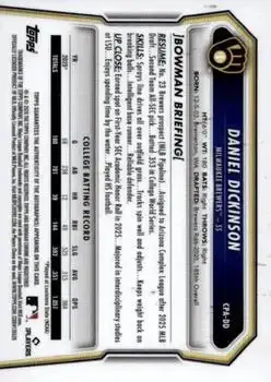 Back of Daniel Dickinson