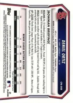Back of Deniel Ortiz