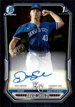 2026 Bowman #CPA-DSH Chrome Prospect Autographs David Shields