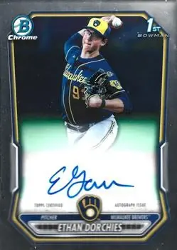 2026 Bowman #CPA-EDO Chrome Prospect Autographs Ethan Dorchies
