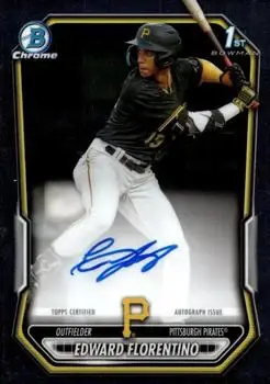 2026 Bowman #CPA-EF Chrome Prospect Autographs Edward Florentino
