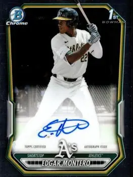 2026 Bowman #CPA-EM Chrome Prospect Autographs Edgar Montero
