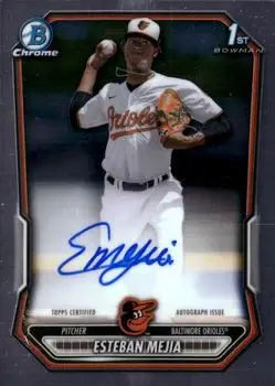 2026 Bowman #CPA-EME Chrome Prospect Autographs Esteban Mejia