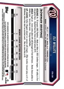 Back of Eli Willits