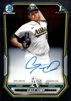 2026 Bowman #CPA-GJ Chrome Prospect Autographs Gage Jump