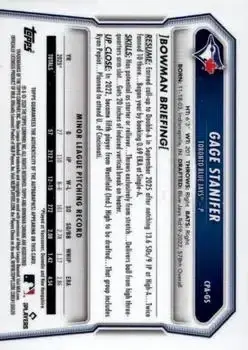 Back of Gage Stanifer
