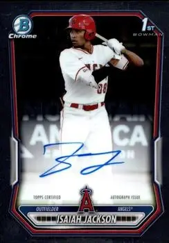 2026 Bowman #CPA-IJ Chrome Prospect Autographs Isaiah Jackson