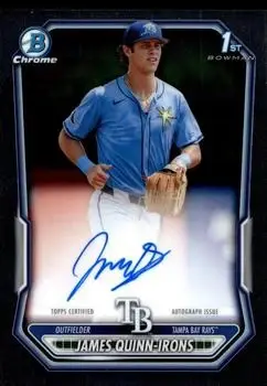 2026 Bowman #CPA-JQU Chrome Prospect Autographs James Quinn-Irons