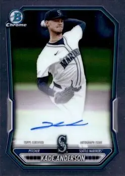 2026 Bowman #CPA-KAN Chrome Prospect Autographs Kade Anderson
