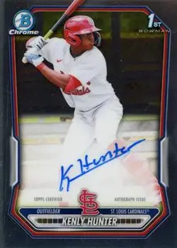 2026 Bowman #CPA-KH Chrome Prospect Autographs Kenly Hunter