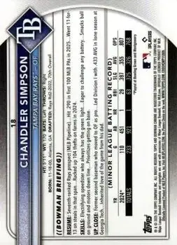 Back of Chandler Simpson