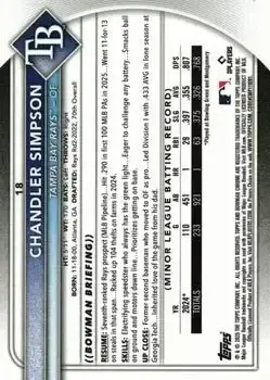 Back of Chandler Simpson
