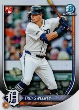 2025 Bowman Chrome #25b Trey Sweeney