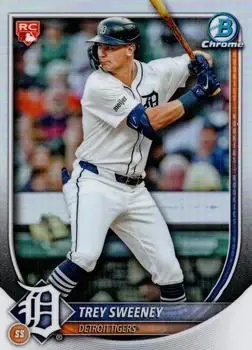 2025 Bowman Chrome #25b Trey Sweeney