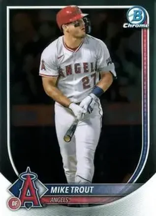 2025 Bowman Chrome #27 Mike Trout