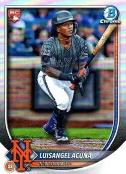 2025 Bowman Chrome #32b Luisangel Acuña