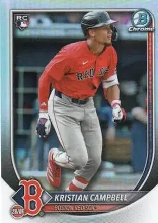 2025 Bowman Chrome #58c Kristian Campbell