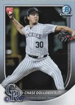 2025 Bowman Chrome #62b Chase Dollander