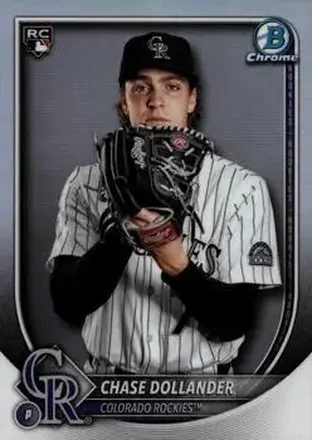 2025 Bowman Chrome #62c Chase Dollander