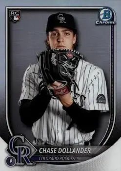 2025 Bowman Chrome #62c Chase Dollander