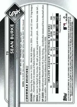 Back of Sean Burke