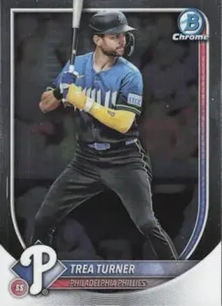 2025 Bowman Chrome #82 Trea Turner