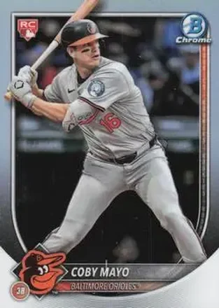 2025 Bowman Chrome #83b Coby Mayo