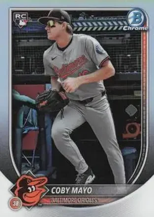 2025 Bowman Chrome #83c Coby Mayo