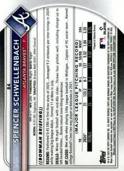 Back of Spencer Schwellenbach