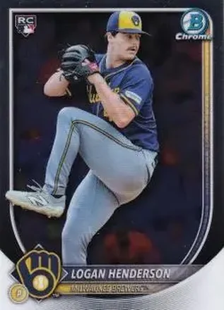 2025 Bowman Chrome #92 Logan Henderson