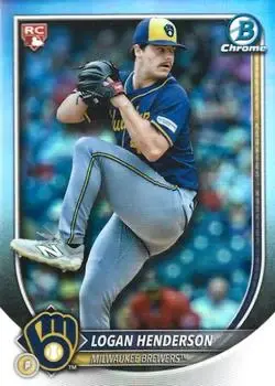 2025 Bowman Chrome #92b Logan Henderson