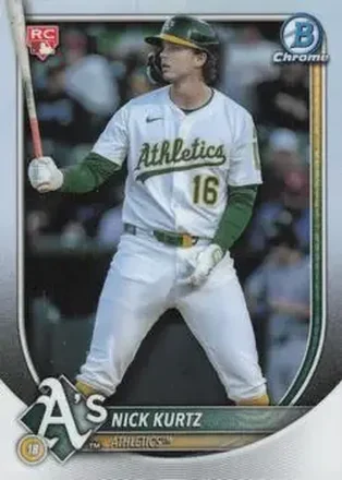 2025 Bowman Chrome #93b Nick Kurtz